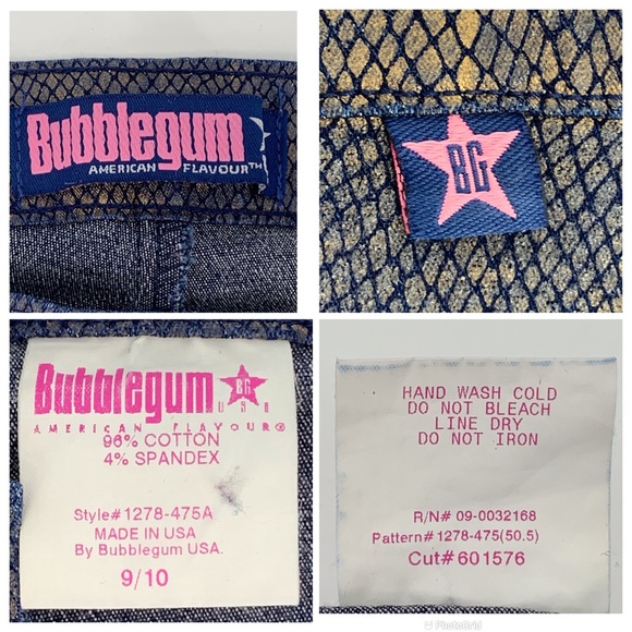 Bubblegum Gold Coated Reptile Print Slim Straight Mid Rise Jeggings, 9/10 - Picture 16 of 16